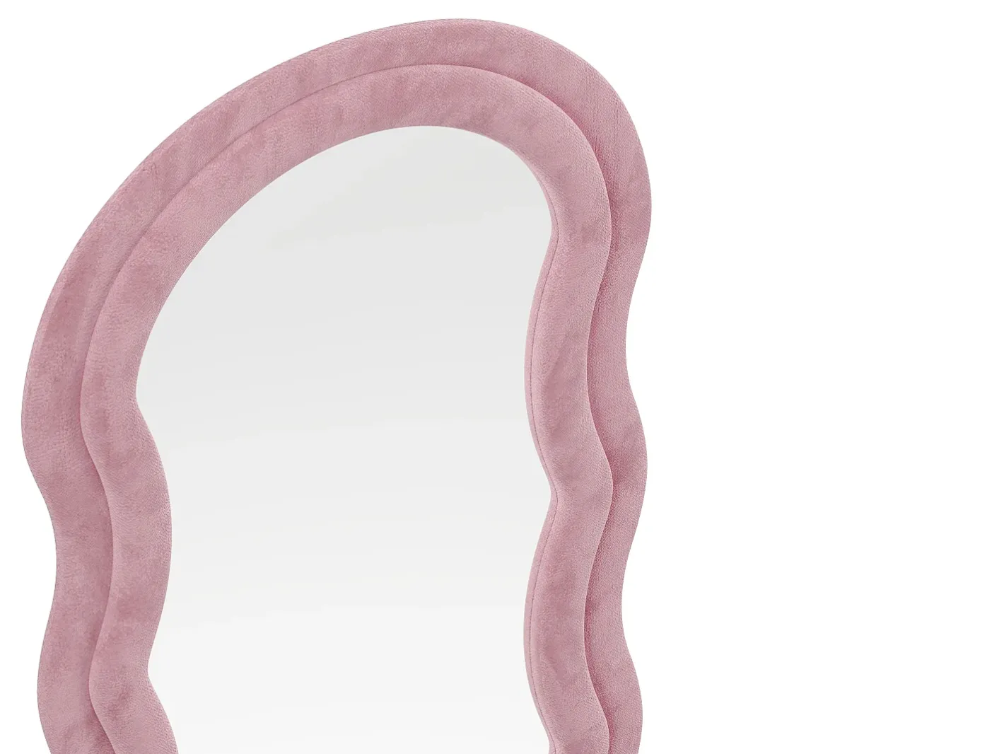 Discount OZAIA Espejo de terciopelo - L. 65 x Alt. 170 cm - - AYANI Rosa