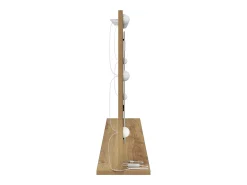 Clearance Espejo de tocador con espejo Roble artesanal 100 x 55 x 18 cm Marru00f3n