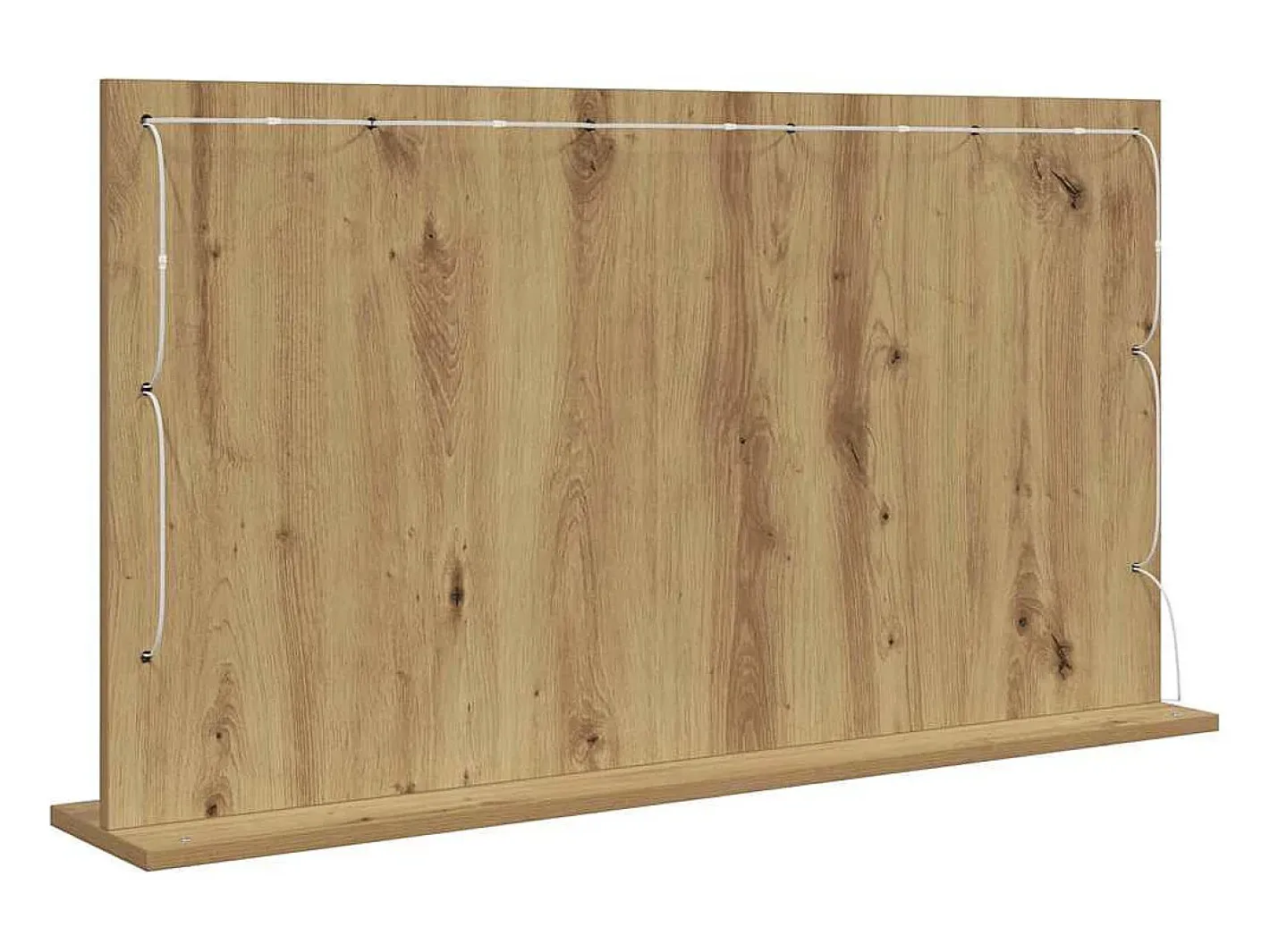 Clearance Espejo de tocador con espejo Roble artesanal 100 x 55 x 18 cm Marru00f3n