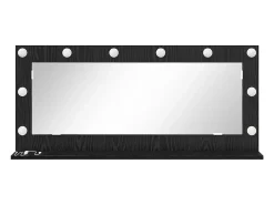 Discount Espejo de tocador con espejo Roble 100 x 45 x 18 cm Negro