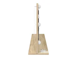 Espejo de tocador con espejo Roble Sonoma 100 x 45 x 18 cm Marru00f3n Sale