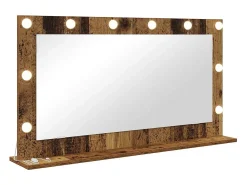 Espejo de tocador con espejo Madera antigua 100 x 55 x 18 cm Marru00f3n Clearance