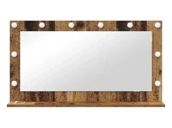 Espejo de tocador con espejo Madera antigua 100 x 55 x 18 cm Marru00f3n Clearance