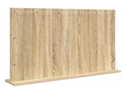 Outlet Espejo de tocador con espejo Roble Sonoma 100 x 55 x 18 cm Marru00f3n