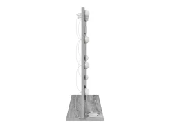 Espejo de tocador con espejo Sonoma Grey 60 x 55 x 18 cm Gris Sale