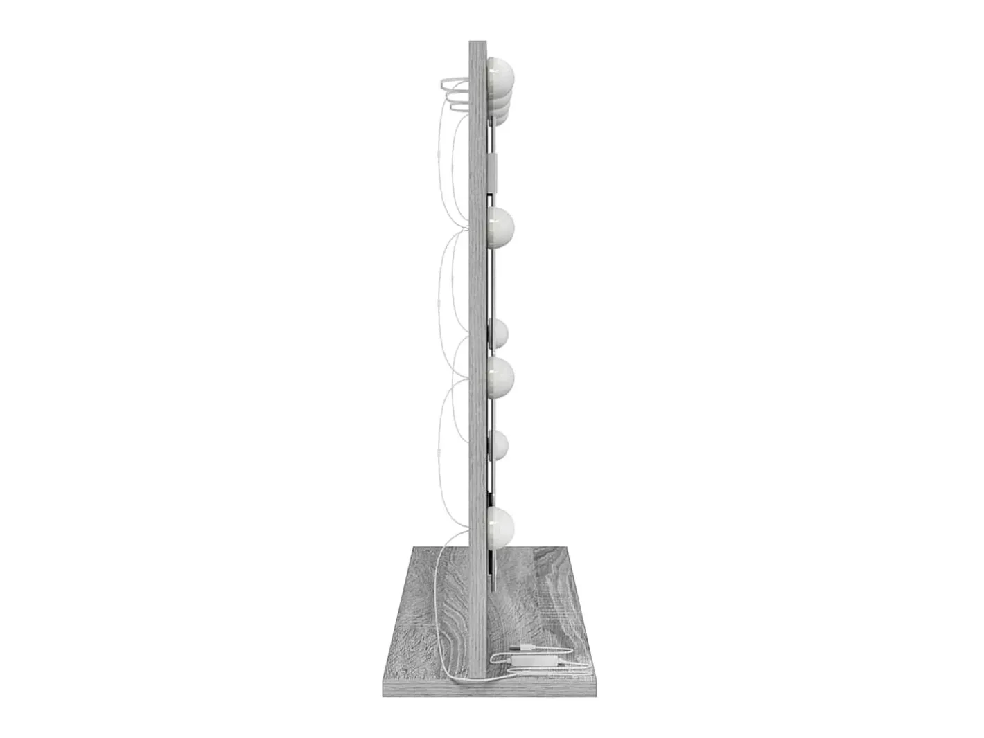 Espejo de tocador con espejo Sonoma Grey 60 x 55 x 18 cm Gris Sale