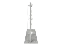 Espejo De Pared|Espejo-Espejo de tocador con espejo hormigón 100 x 55 x 18 cm Gris
