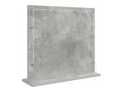 Clearance Espejo de tocador con espejo hormigón 60 x 55 x 18 cm Gris