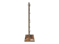 Espejo De Pared|Espejo-Espejo de tocador con espejo Roble ahumado 70 x 50 x 18 cm Marru00f3n