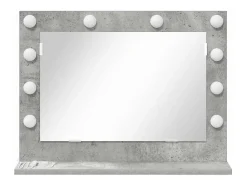 Espejo de tocador con espejo hormigón 60 x 45 x 18 cm Gris Sale