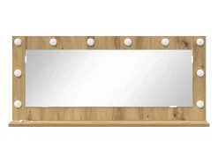Espejo de tocador con espejo Roble artesanal 100 x 45 x 18 cm Marru00f3n New