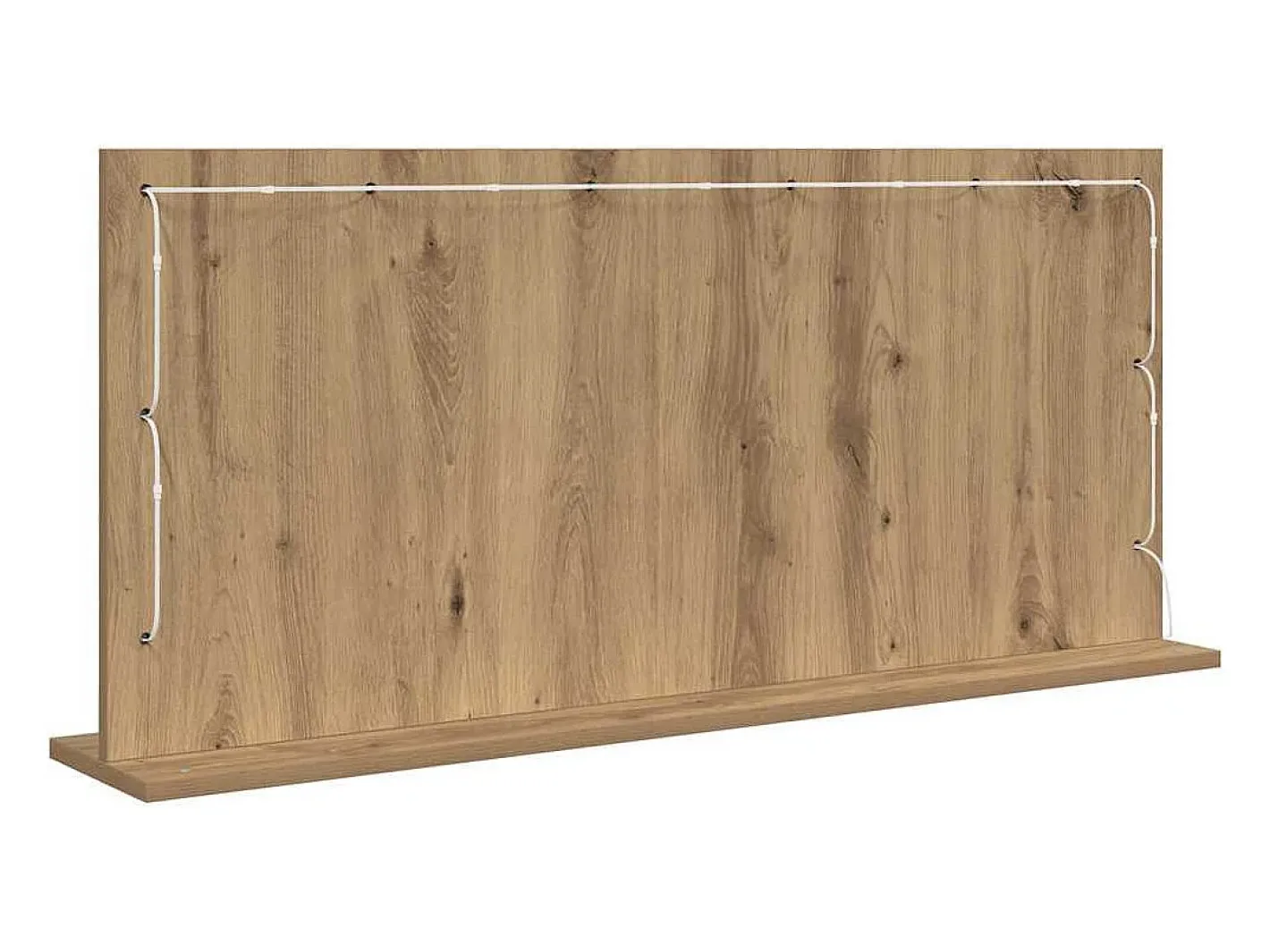 Espejo de tocador con espejo Roble artesanal 100 x 45 x 18 cm Marru00f3n New