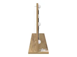 Espejo de tocador con espejo Roble artesanal 100 x 45 x 18 cm Marru00f3n New