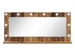 Espejo de tocador con espejo Madera antigua 100 x 45 x 18 cm Marru00f3n