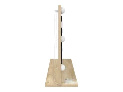 Hot Espejo de tocador con espejo Roble Sonoma 80 x 45 x 18 cm Marru00f3n