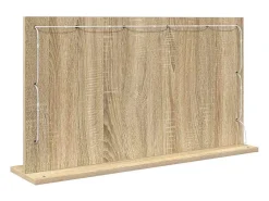 Hot Espejo de tocador con espejo Roble Sonoma 80 x 45 x 18 cm Marru00f3n