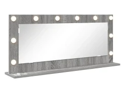 Espejo De Pared|Espejo-Espejo de tocador con espejo Sonoma Grey 100 x 45 x 18 cm Gris