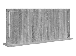 Espejo De Pared|Espejo-Espejo de tocador con espejo Sonoma Grey 100 x 45 x 18 cm Gris