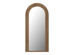 OZAIA Espejo grande arqueado de madera de hevea - L. 70 x A. 150 cm - Natural - ANSHUN Color natural claro Best