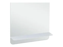 Espejo De Pared|Espejo-Espejo lavabo WC SIMONA con estante Blanco