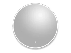 Outlet Espejo LED redondo D60/120cm de vidrio CANDRA Plateado