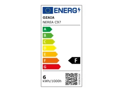 OZAIA Espejo luminoso circular NEREA - Ancho 60xAlt. 60xP3.5 cm Transparente New