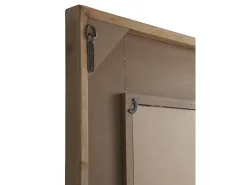 Espejo De Pared|Espejo-Espejo madera de fresno Marru00f3n