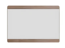 ebuy24 Espejo De Pared|Espejo-Espejo Margit para colgar en la pared, decoración roble claro. Marru00f3n