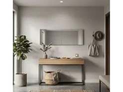 Espejo De Pared|Espejo-Espejo Mod. Terpi 45x120 cm Blanco