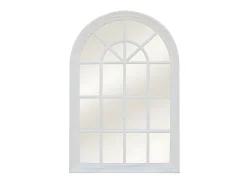 New OZAIA Espejo MONTESQUIEU - madera de paulownia - 120 x 80 cm Blanco