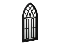 Espejo 70x30 cm Hierro para uso interior Negro Online