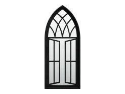 Espejo 70x30 cm Hierro para uso interior Negro Online