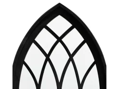 Espejo 70x30 cm Hierro para uso interior Negro Online