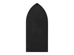 Espejo De Pared|Espejo-Espejo 70x30 cm Hierro para uso interior Negro