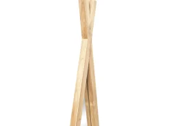 Best OZAIA Espejo para niños tipi de madera de teca - Ancho 55 x Alt. 120 cm - Natural - BATAM Color natural claro