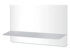 Espejo rectangular con estante SORRENTO Blanco Discount