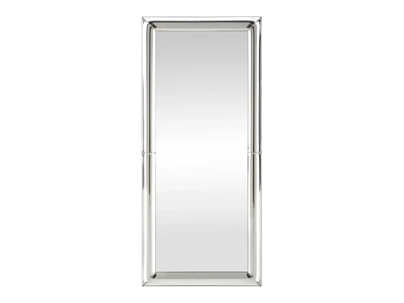 MSO Espejo De Pared|Espejo-Espejo rectangular de diseño 162 x 72 cm Ven Plateado