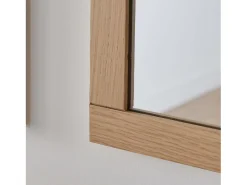 Espejo rectangular de madera ATOLL Color natural claro Online