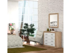 Online duehome Espejo rectangular Kira Cambria - Blanco Marru00f3n