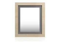 Best duehome Espejo rectangular Kira Cambria - Grafito Marru00f3n