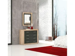 Best duehome Espejo rectangular Kira Cambria - Grafito Marru00f3n