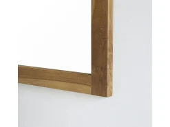 New BERAH GETAH Espejo rectangular maciza de mindi 145x80 cm Color natural claro