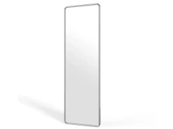 Hot OZAIA Espejo rectangular metálico, An. 55x Alt. 170 cm, Cromado, REFLEYA Plateado
