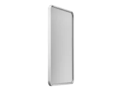 Espejo De Pared|Espejo-Espejo Rectangular SucceBuy, Espejo de Parede Cuadrado 55,9 × 76,2 cm con Marco de Aluminio Plateado