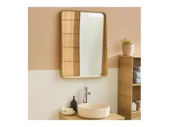 Best Espejo rectangular 60x80cm MARIUS Color natural claro