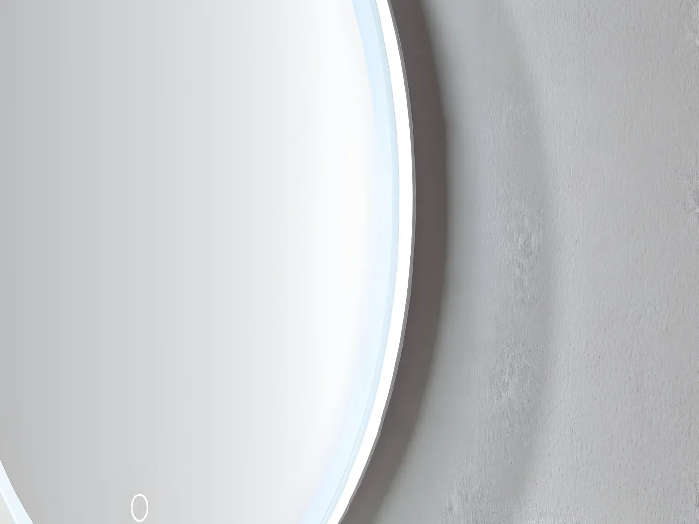 Online OZAIA Espejo redondo de baño con leds luminosos DANIELA - L80 x A80 cm Transparente