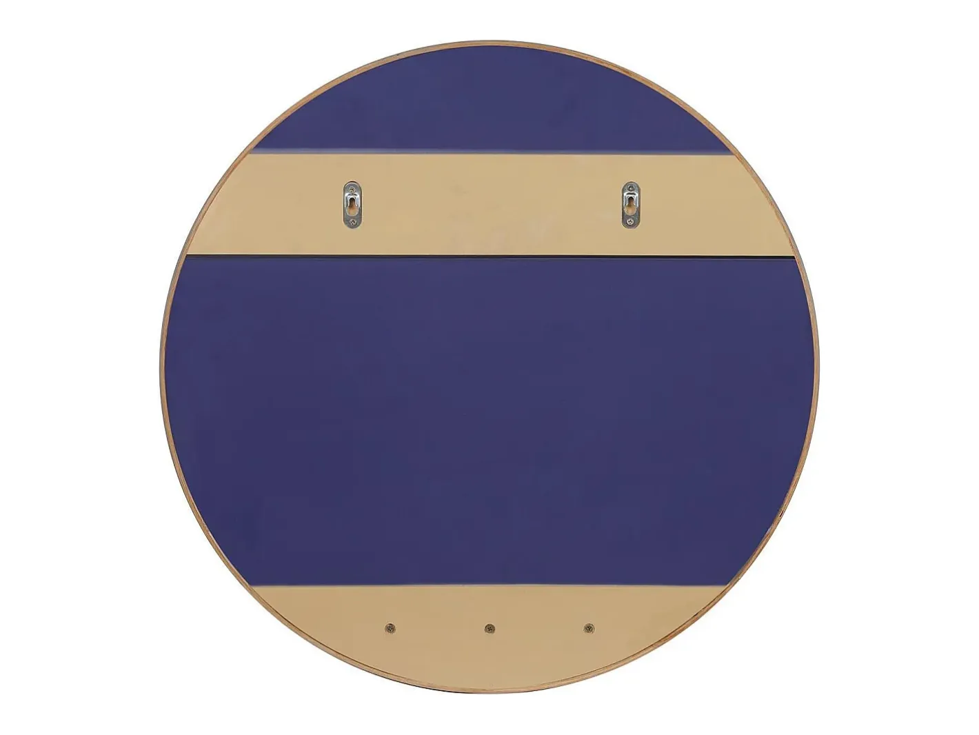 Espejo De Pared|Espejo-Espejo redondo 60x60cm NESTO Color natural claro