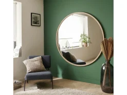 Online Espejo redondo XXL de roble FAB Color natural claro