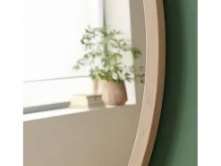 Online Espejo redondo XXL de roble FAB Color natural claro