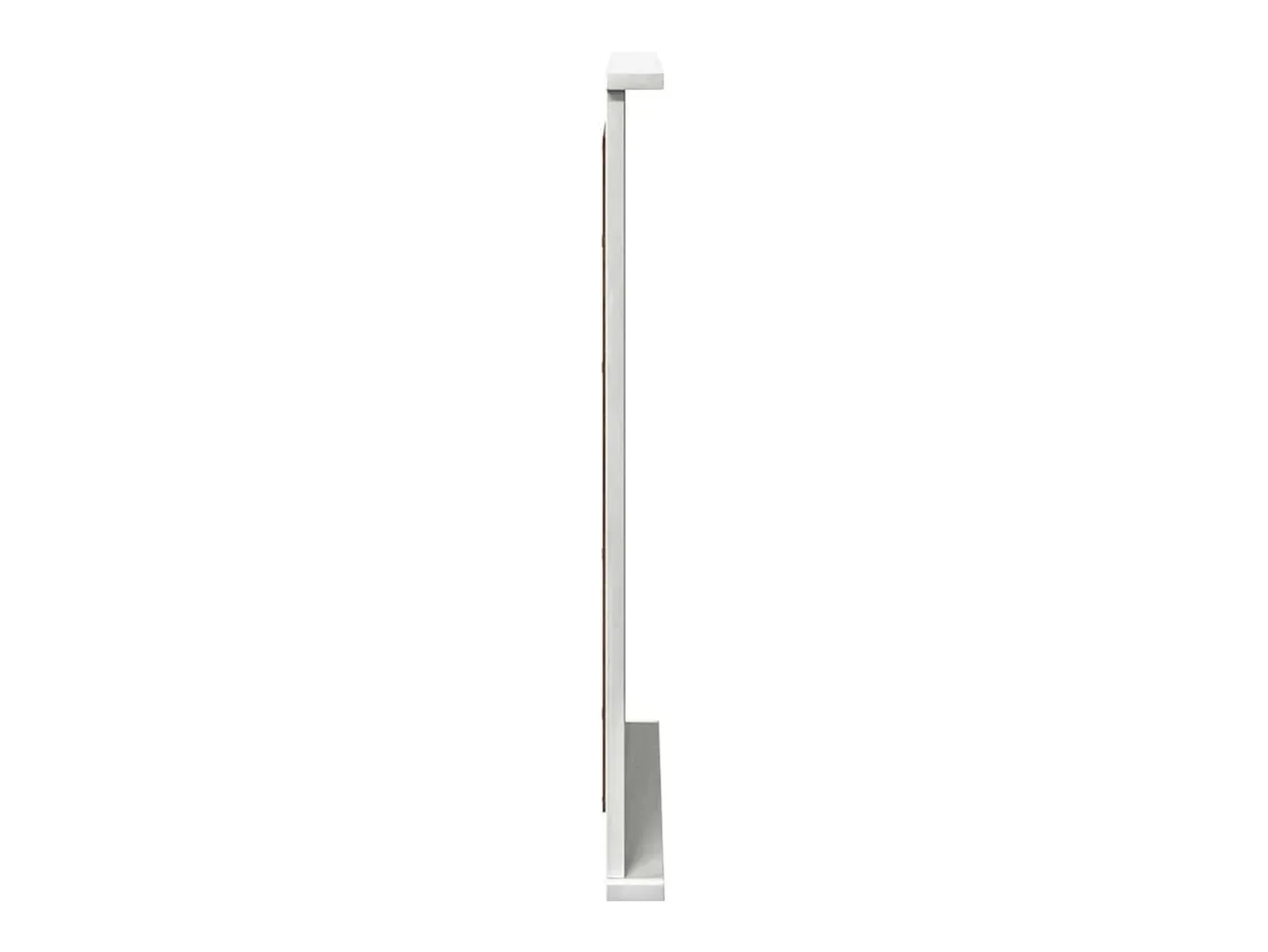 Outlet Espejo VIGO 55,5 x 5 x 70 cm Madera maciza de pino Blanco